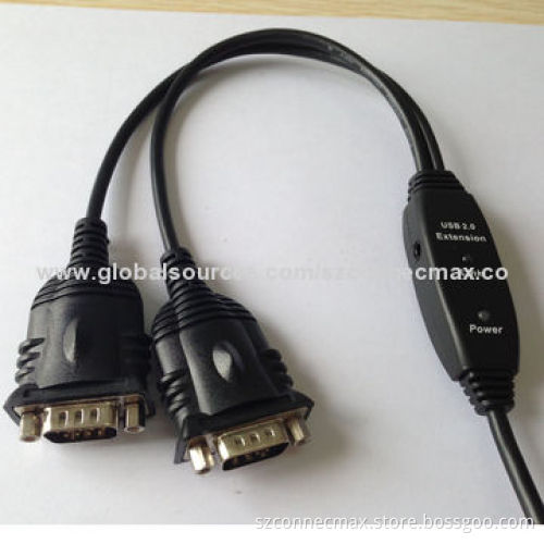 USB to 2 x RS232 Cables, Support Over 1Mbps Data Transfer Rate